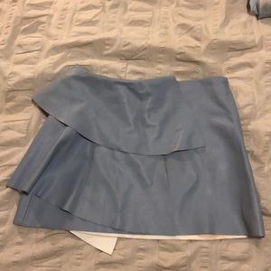 Zara faux leather mini skirt